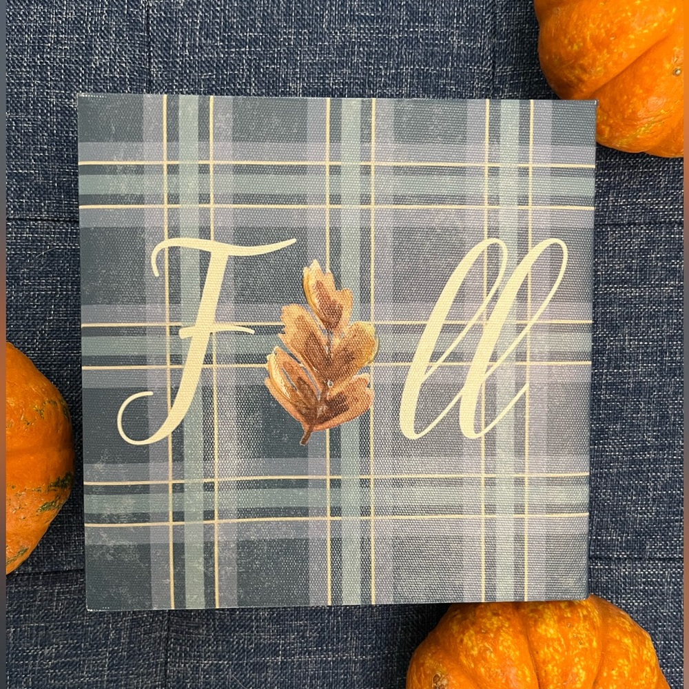 Small ‘Fall’ Canvas Print Wall Decor